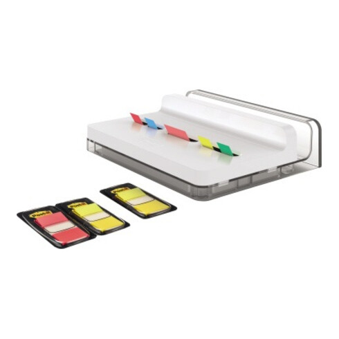 Post-it Haftstreifenspender Index Slide SLIM680P max. 340Bl. ws/tr