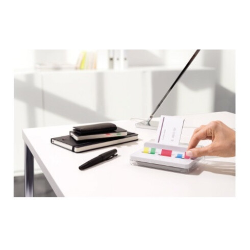 Post-it Haftstreifenspender Index Slide SLIM680P max. 340Bl. ws/tr