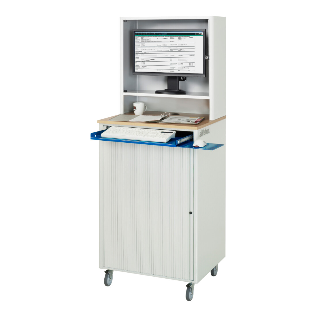 Poste informatique mobile Rau 20LxPxH 720x660x1810mm
