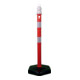 Potelets de blocage polypropylène rouge/blanc D. 63 mm pour l'installation avec-2