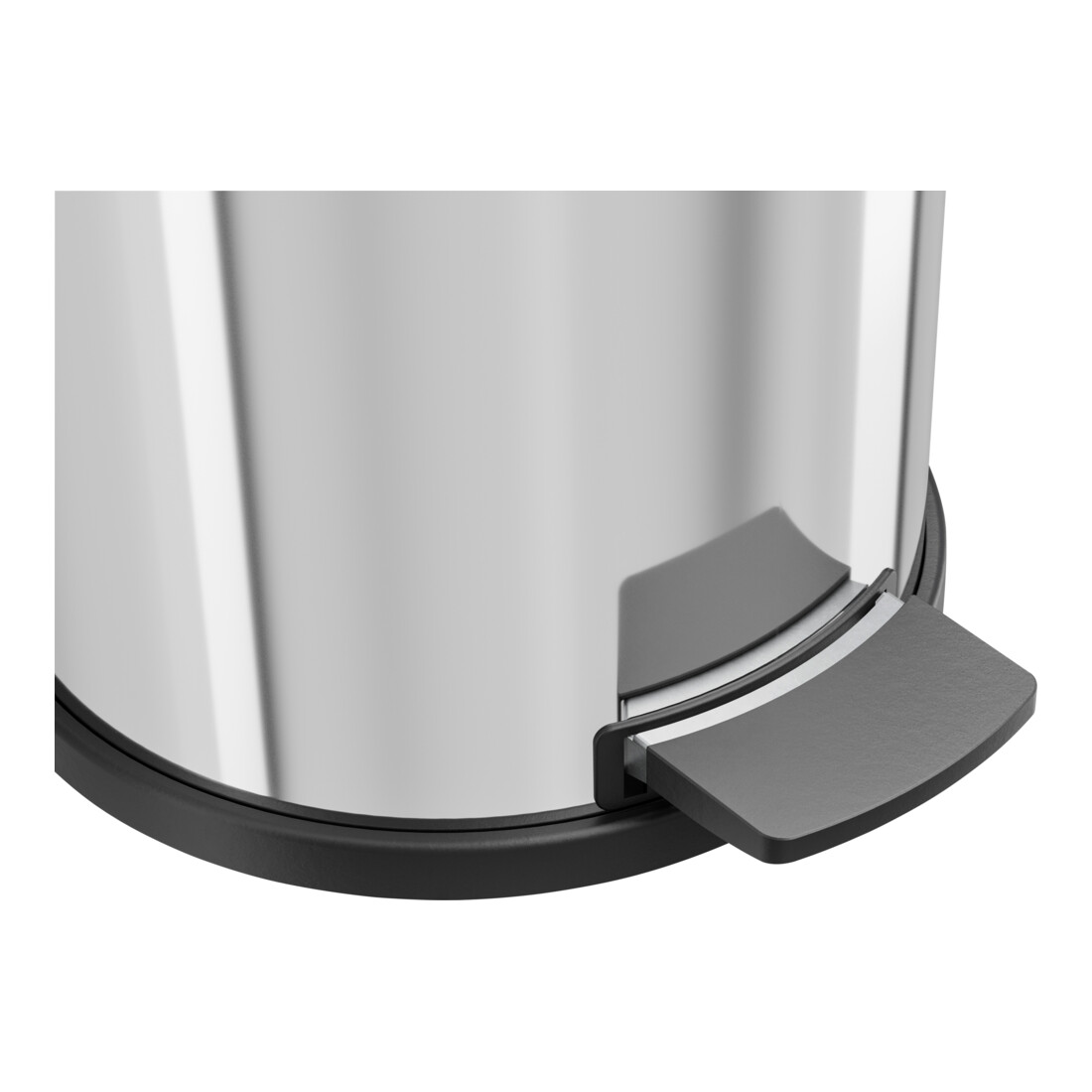 Hailo Collecteur de déchets à pédale ProfiLine Solid 14 inox
