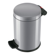 Hailo Seau à pédale ProfiLine Solid 4 argent