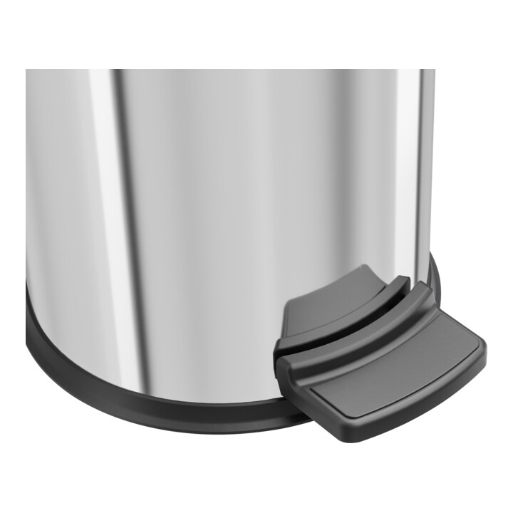 Hailo Poubelle à pédale ProfiLine Solid 4 inox