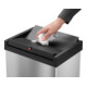 Hailo Big-Box Swing XL, poubelle grande capacité, 52 ltr, inox-4