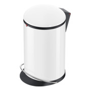 Hailo Harmony M, poubelle à pédale design, 12 litres, blanc-1