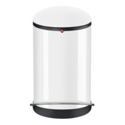 Hailo Harmony M, poubelle à pédale design, 12 litres, blanc-2