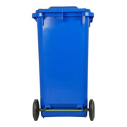 Poubelle grande capacité à 2 roues STIER, 240 l, bleue, lxPxH 576x720x1067 mm-5