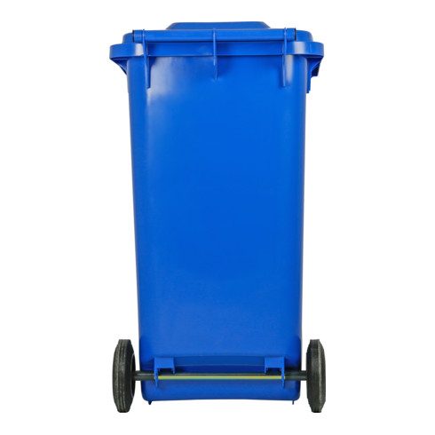 Poubelle grande capacité à 2 roues STIER, 240 l, bleue, lxPxH 576x720x1067 mm