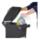 Poubelle grande capacité à 2 roues STIER, 80 l, grise, lxPxH 445x520x939 mm-2