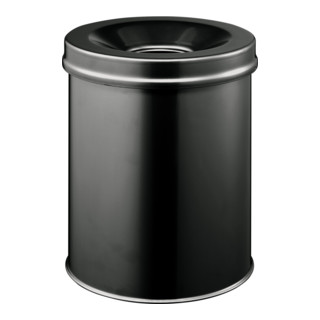 Poubelle H357xD.260mm 15 l noir DURABLE