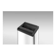 Poubelle H770xl340xP260mm 60 l argent HAILO-4