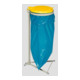 Support pour sacs poubelle WS 120 stationnaire, couvercle en plastique jaune Var-1