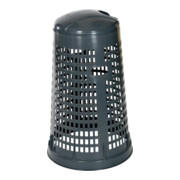 Poubelle panier gris