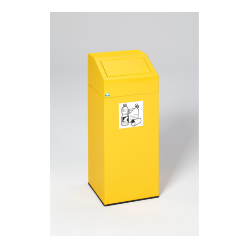 Poubelle pour matières recyclables 76l, jaune Var