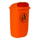 Poubelle STIER avec couvercle anti-pluie 50 l-2