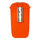 Poubelle STIER avec couvercle anti-pluie, 50 l, orange, lxPxH 432x334x745 mm-5