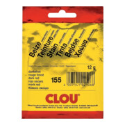 Poudre colorante 155 rouge foncé en poudre, soluble dans l'eau 12g Btl.CLOU