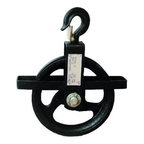 Poulie 190 mm, 200 kg pour câbles de 18 - 22 mm