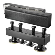 Poutre de distribution OV avec isolation DN40/50, pour deux circuits de chauffage