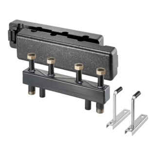 Poutre de distribution Oventrop Regumat DN20 pour 2 circuits de chauffage, en acier