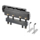 Poutre de distribution Oventrop Regumat DN20 pour 3 circuits de chauffage, en acier