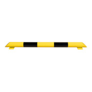 Poutre de protection pour vérin Moravia noir/jaune tube rond 76 x 3,0 mm longueur 1200 mm-1