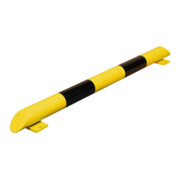 Poutre de protection pour vérin Moravia noir/jaune tube rond 76 x 3,0 mm longueur 1200 mm-2