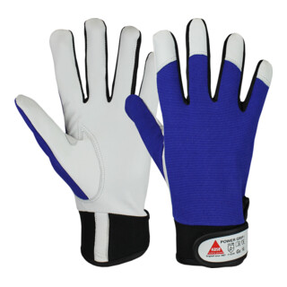 Gants de montage Hase Power Grip I en cuir de mouton nappa