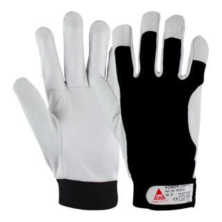 Gants de travail Hase Power Grip II en cuir nappa de chèvre Power Grip II