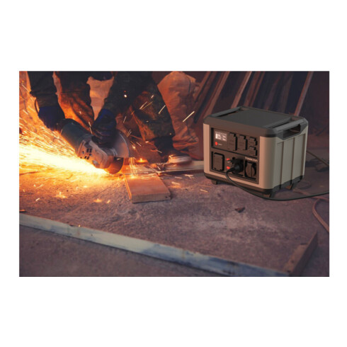 Power On Tools Powerstation Pro22 mit Feuerlöscheinheit - 2.000W/1.500 Wh