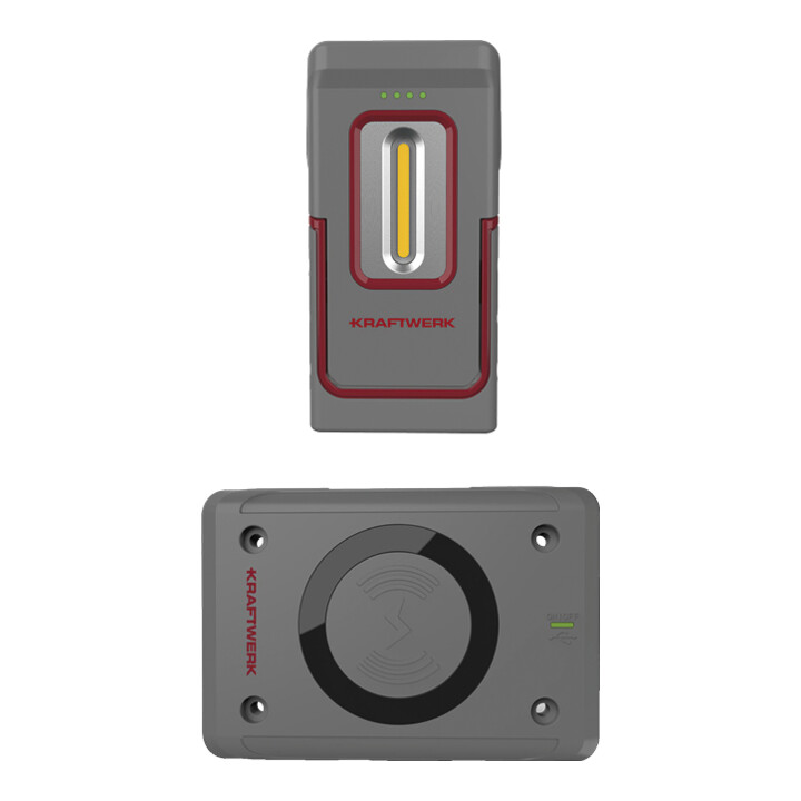 Kraftwerk LED-handlamp, WI300+lader draadloos