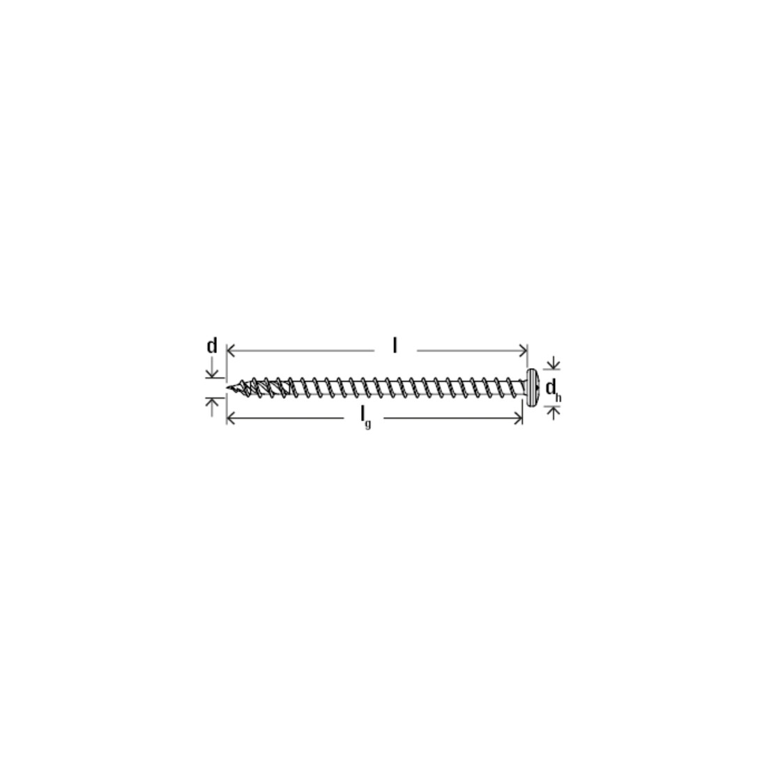PowerFast FPF II 4,0x30 PH TX VG A2 200 pezzi