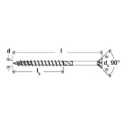 PowerFast FPF II 6,0x60 SK TX TG A4 100 pezzi-4