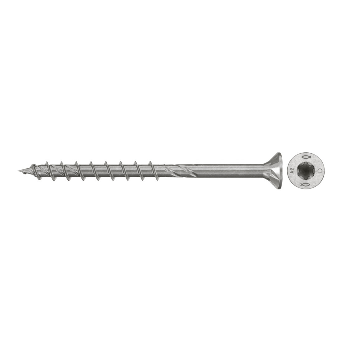 PowerFast FPF II 6,0x80 SK TX TG A2 100 pezzi