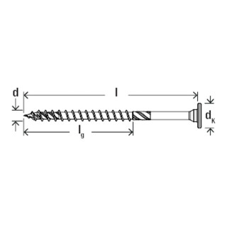 fischer houtschroef PowerFast II met verzonken kop TX40 TG blvz 50