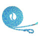 PP - Corde tressée, diamètre 8 mm, longueur 250 cm, bleu / blanc-1