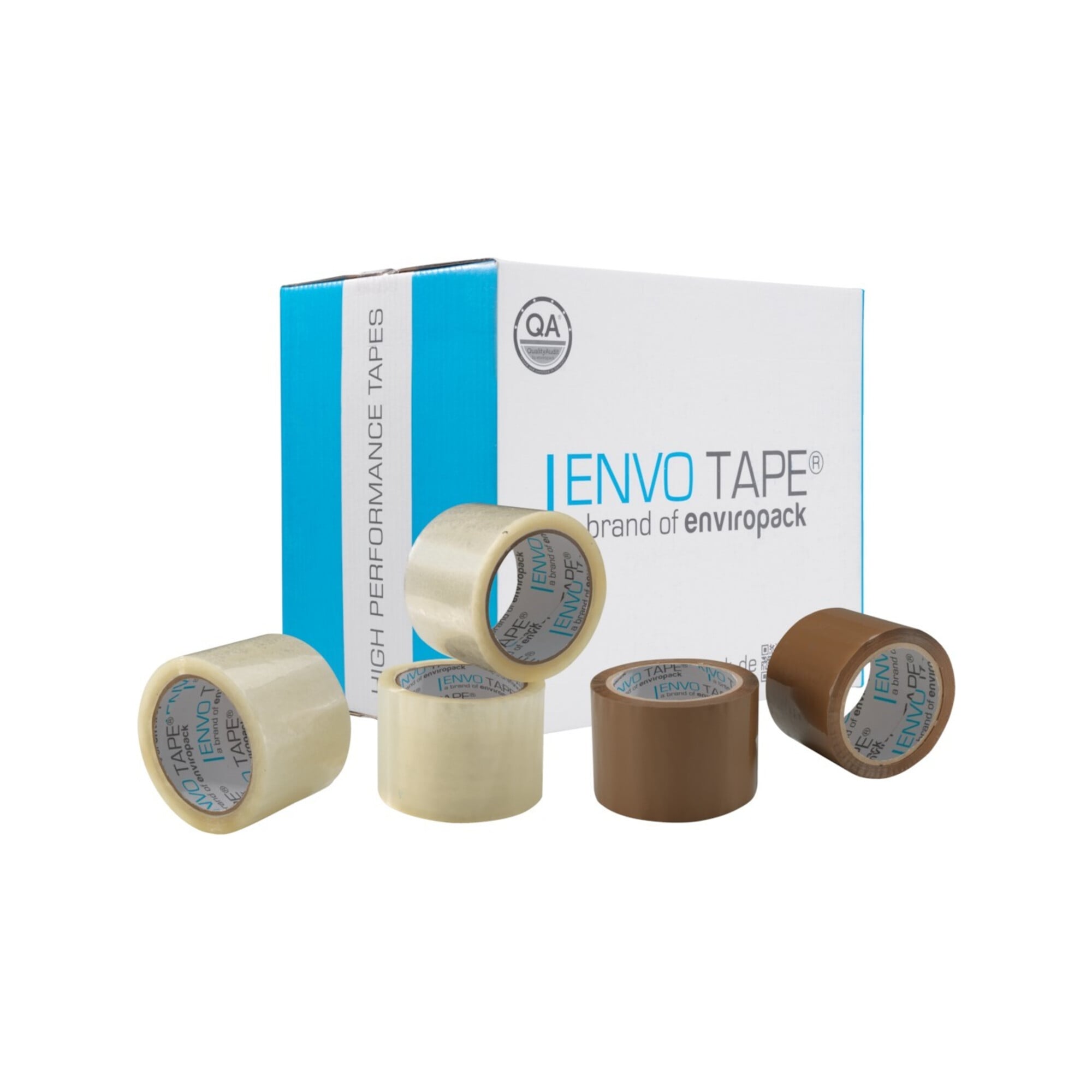 PP Packband ENVO TAPE 5800 transparent 66m x 75mm ; Enviro Pack