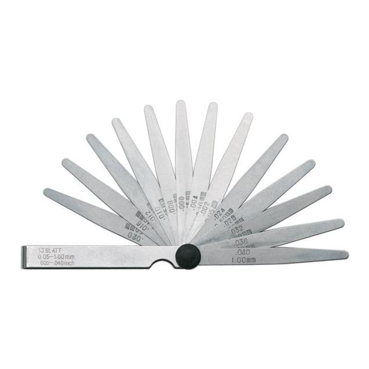Präz.-Fühlerlehre 20Bl 0,05-1,0mm Stahl FORMAT