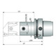 Pramet Bohrsystem HSK63A 27mm Länge 65mm