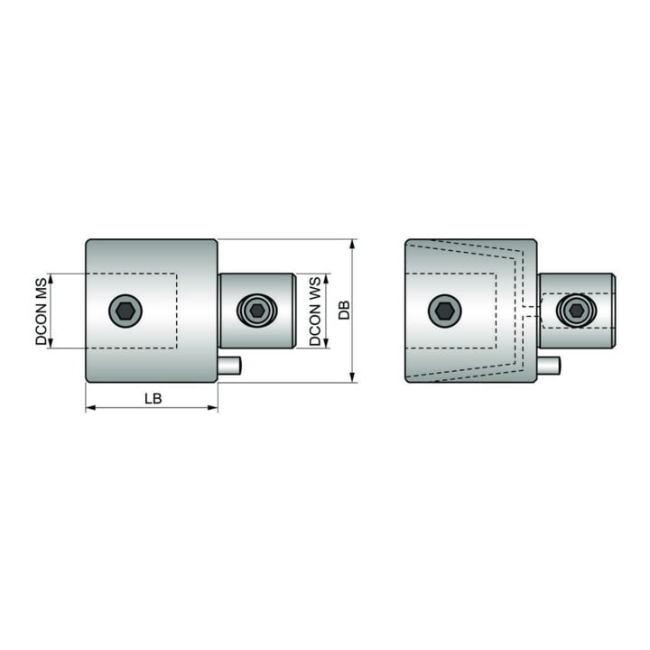 Pramet Bohrsystem Verlängerung 27mm L 30mm