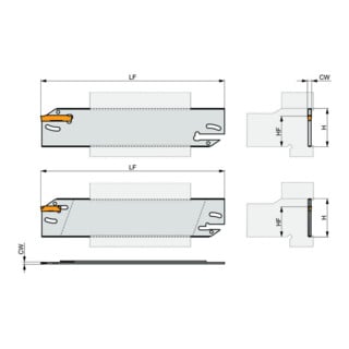 Pramet Ein- und Abstechadapter GL3-S32MB