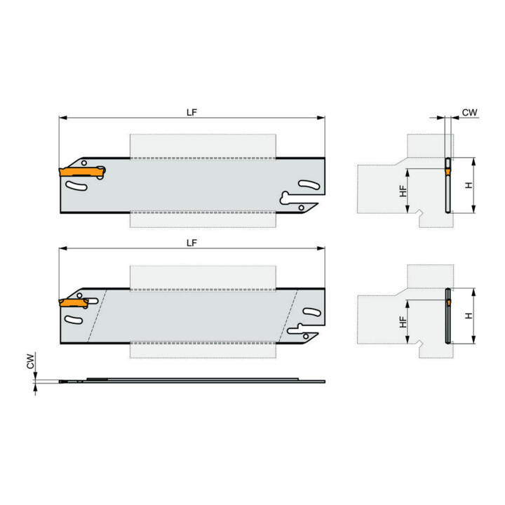 Pramet Ein- und Abstechadapter GL5-S32MB