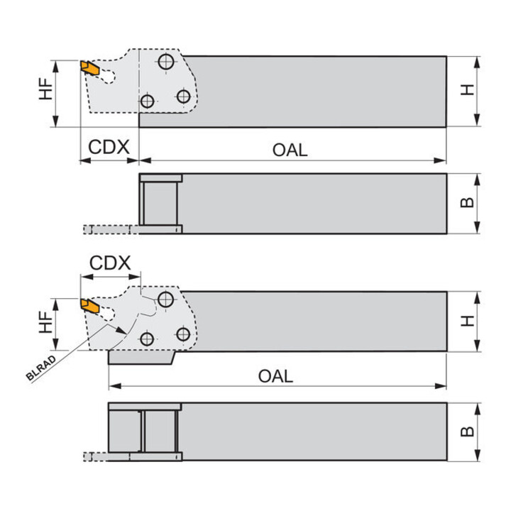 Pramet Modularer Klemmhalter MS-EN-1616 H