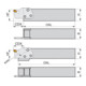 Pramet Modularer Klemmhalter MS-EN-3225 PS oberflächenbehandelt