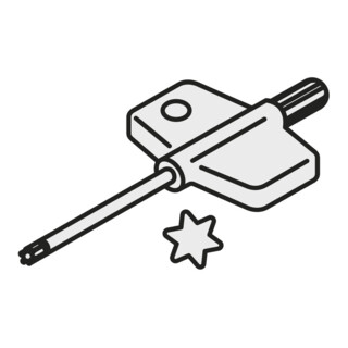 Pramet TX-Schlüssel FLAG T07P