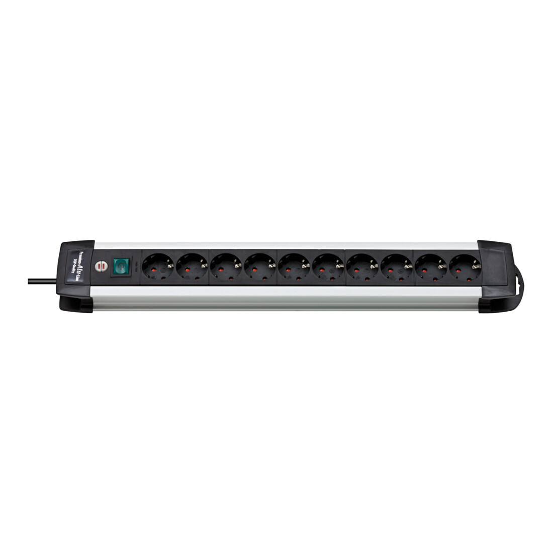 Premium Alu-Line stekkerdoos 10-voudig 3m H05VV-F 3G1.5