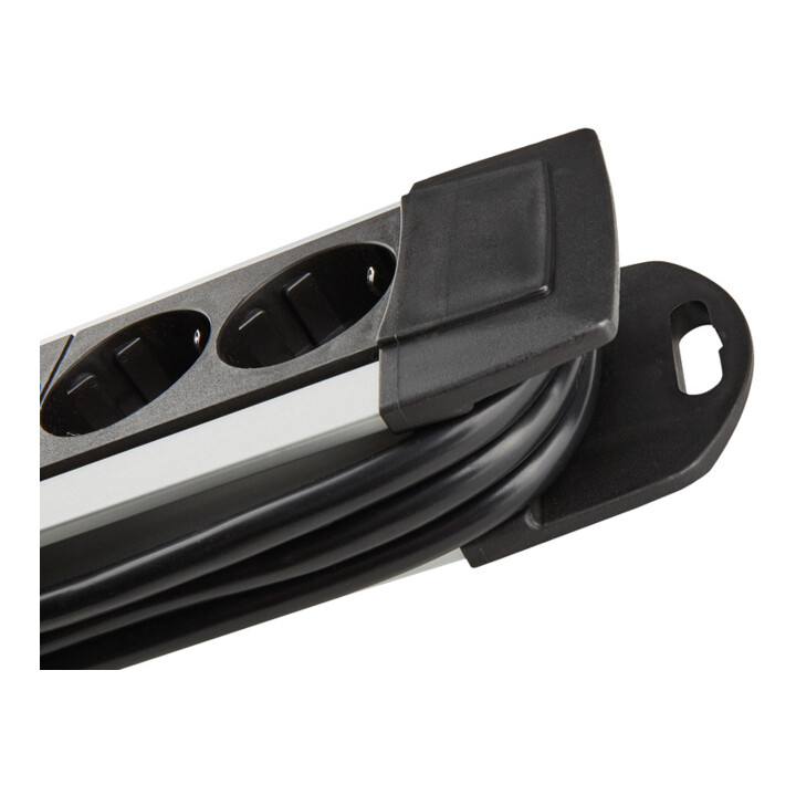 Premium Alu-Line stekkerdoos 10-voudig 3m H05VV-F 3G1.5
