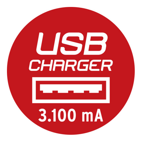 Premium Alu-Line stekkerdoos met USB-oplaadfunctie 6-voudig 3m H05VV-F 3G1.5