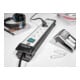 Premium-Line 8 prises noir 3 m H05VV-F 3G1,5