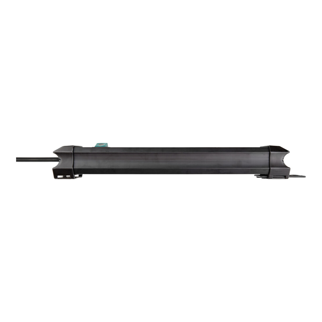 Premium-Line Steckdosenleiste mit USB-Ladefunktion 6-fach schwarz 3m H05VV-F 3G1,5